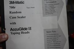 3M-Matic 700r Random Case Sealer with AccuGlide II Taping Heads