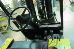 Caterpillar M50D-SA 5000 LBS Electric Forklift with Charger, Triple Mast, Cushion Tires, Side Shift, 48" Forks