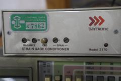 Daytronic Electronic Strain Gauge Conditioner and Fluke 8010A Digital Multimeter