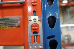 Pallet Racking (2) Bays Back-to-Back: (14) 14'H x 42" Uprights, Teardrop Style, (41) 8' Shelves, Wire Decking - NO CONTENTS