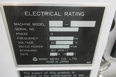 Mori Seiki CL-20B CNC Turning Center, 3500 RPM, 10 Station Turret, Pats Catcher, Chip Conveyor