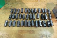 Boring Bar Sleeves, Assorted and Shop Made Fixture for Boring Bar Sleeves