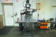 Lagun FTV-2 Vertical Knee Mill with Newall Topaz 2-Axis DRO, Mitutoyo Quill Scale, Servo Power Feed Table