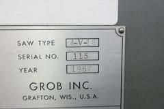 Grob 4V-18 Band Saw