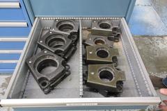 Lista Cabinet with 8 Drawers and Contents Wiedemann C3000 Turret Punch Strippers and Die Holders