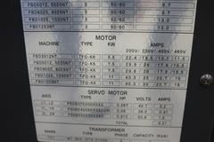 Amada FABIII-1025 CNC Hydraulic Press Brake, 110 Ton x 98.4", AMNC PC Control, Up-Acting, 6- Axis BG, Light Curtain