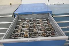 Lista Cabinet with 9 Drawers and Contents Wiedemann C3000 Turret Special Punches