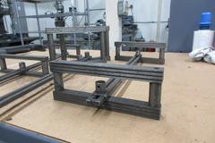 Adjustable Width Drill Press Risers (3), 3", 3.75", 7", Approx 20" Wide