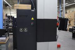 Amada HG 1303 CNC Hydraulic Press Brake, 143 Ton x 112.4", Down-Acting, AMNC 3i Control, 6-Axis BG, Curtains