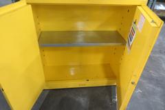 Justrite SureGrip EX Locking Flammable Liquid Storage Cabinet with Key