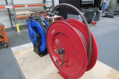 Wallmount Air Hose Wheels with Hose (2) 