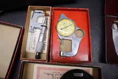 Measuring Tools, Chamfer Checker, Micrometers, Bore Guages, Caliper, Guage Blocks