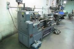 Hwacheon HL460 18/26" x 40" Gap Bed Engine Lathe, Geared Head, 2-Axis DRO, Chucks, Steady Rest, QC Tool Post, Tailstock
