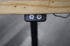 Adjustable Height Electric Lift Work Bench on Casters