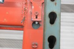 Tear Drop Style Pallet Racking, 3 Sections, Wire Decking, No Shelf Contents