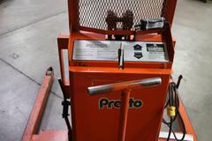 Presto WPS5036-20 Electric Stacker Lift Truck, 2,000# Cap, 36" Lift Height, 42" Forks, 50" Between Outriggers, 12 Volt Battery and Charger