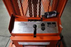 Presto WPS5036-20 Electric Stacker Lift Truck, 2,000# Cap, 36" Lift Height, 42" Forks, 50" Between Outriggers, 12 Volt Battery and Charger