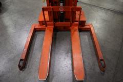 Presto WPS5036-20 Electric Stacker Lift Truck, 2,000# Cap, 36" Lift Height, 42" Forks, 50" Between Outriggers, 12 Volt Battery and Charger