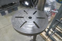 Floor Standing Drill Press with Jacobs Drill Chuck, 14" Throat, 12" Locking Rotary Table