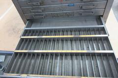 Cleveland Reamers and Twist Drills 6 Drawer Cabinet with Contents
