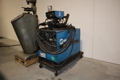 Miller Deltaweld 451 with Millermatic S-54E Wire Feeder, Tweco MIG Gun, and Gas Regulators
