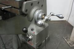 Bridgeport 1J Vertical Mill, Step Pulley Speed Change Head, 9"x42" Table, Newall DP700 2-Axis Digital Readouts