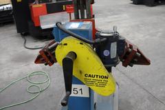 Press Room Equipment ASRM-131200 Motorizes Coil Reel, 1,200 Lb Capacity, 12" Wide Coil Capacity, Manual Expand