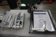 Milford Orbitform #256 Riveter, Feed Bowl, Tooling, Remote Foot Trip