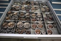 112 and Marathon 112, Turret Punch Tooling, (2) Lista Cabinets with Maple Top Loaded with Tooling