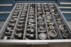 112 and Marathon 112, Turret Punch Tooling, (3) Lista Cabinets with Maple Top Loaded with Tooling