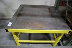 Steel Table, Heavy Duty, 41.5"x41.5"x28.5"