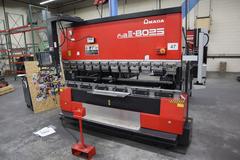 Amada FABIII-8025 (FBD-8025NT) CNC Hydraulic Press Brake, 88 Ton x 98.4", Up-Acting, AMN PC Control, 6-Axis BG, Lazer Curtain