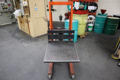 Big Joe Die Cart Model 2154, 1,000 Lb Capacity, 54" Lift Height, 27" x 27" Platform, Foot Pump Lift, Manual Travel