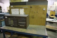 Workbench with Lower Shelf, Pegboard - No Contents