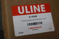 Uline Wire 2 Shelf Unit with Tissue Paper Wrapping Supplies