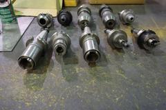 CT40 Taper Tool Holders: (2) Keyless Drill Chucks,(3) End Mill Holders, (3) Tap Drivers, (2) Shell Mill Holders