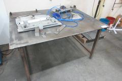 Steel Top Welding Table with Contents