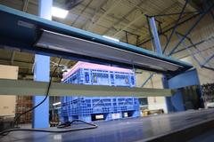 Work Bench Adjustable Height, Upper Shelf, Lower Shelf and Work Light