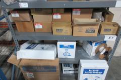 Metal Adjustable 5 Shelf Unit with Uline Packing Supplies, Bags, Stretch Wrap, Tape and More