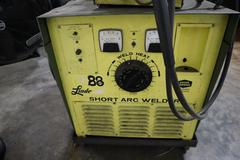 Linde V-200C MIG Welder 200 Amp, Wire Feed Unit, Tweco Torch, Cart