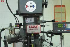 Lagun FTV-2 Vertical Knee Mill with Newall Topaz 2-Axis DRO, Mitutoyo Quill Scale, Servo Power Feed Table