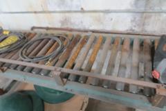 Hytrol Roller Conveyor Tables - (2) 10' Long x 2' Wide, Adjustable Height