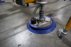 Anver VPF-57-DCP-L3P/6P Vacuum Sheet Lifter, Leakage Sensor, (6) Vacuum Cups, 900 Lb Capacity