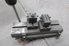 Hardinge DV-59 Lathe Dovetail Tools, Production Cross Slides (2) with Tool Holders, 6 Station Tool Turret Model L