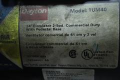 Dayton 24" Shop Fan with Stand