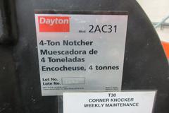 Dayton 4-Ton Notcher