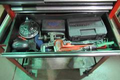 Craftsman 12-Drawer Tool Chest on Rolling Cart with Caster and Contents