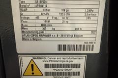 Atlas Copco GA18 VSD+ Oil-Injected Rotary Screw Air Compressor (2022)