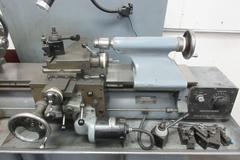 Hardinge HLV-H Toolroom Lathe, 11" Max Swing, 18" Max Center Distance, 6.5" Swing Over Cross Slide, Variable Speed Spindle Up To 3000 RPM, 1-1/16" Bar Capacity