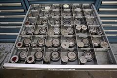 112 and Marathon 112, Turret Punch Tooling, (3) Lista Cabinets with Maple Top Loaded with Tooling